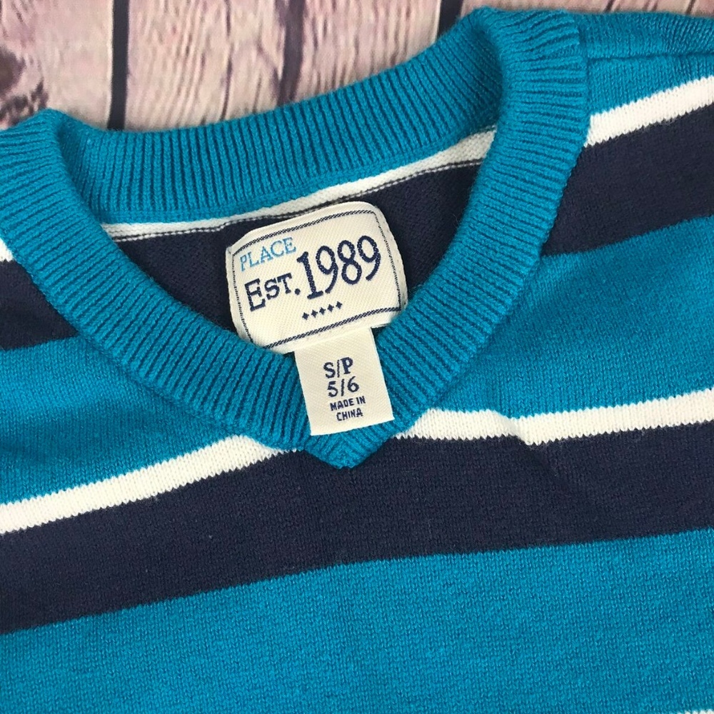 🔴 3/$20 🔴 Childrens Place V Neck Pullover Swtr - Picture 5 of 5